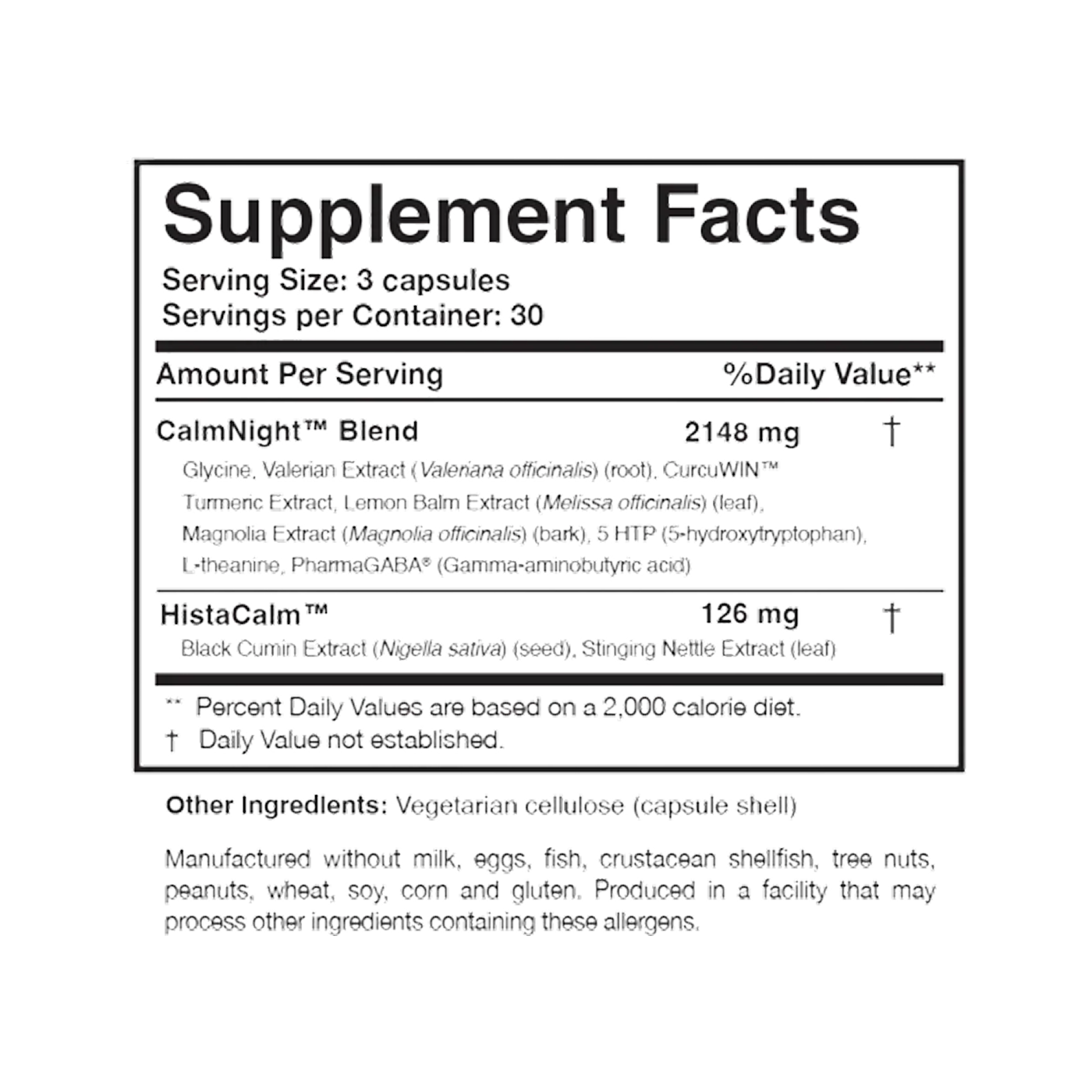Researched Nutritionals Circadian PM, 90 cápsulas
