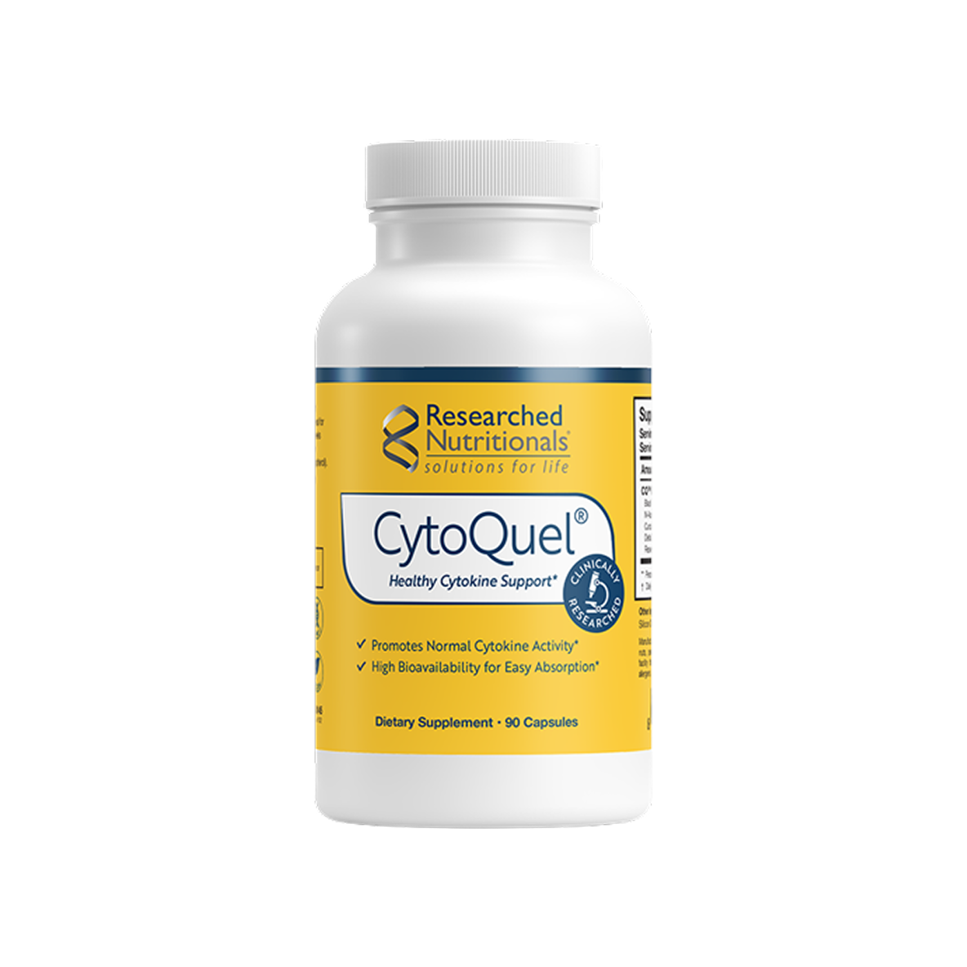 Researched Nutritionals CytoQuel, 90 cápsulas vegetales