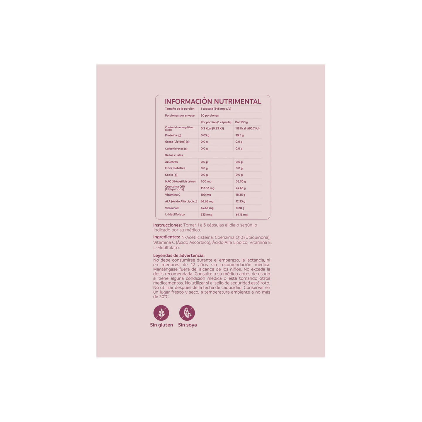 Fertility Support Nutriadn 90 cápsulas