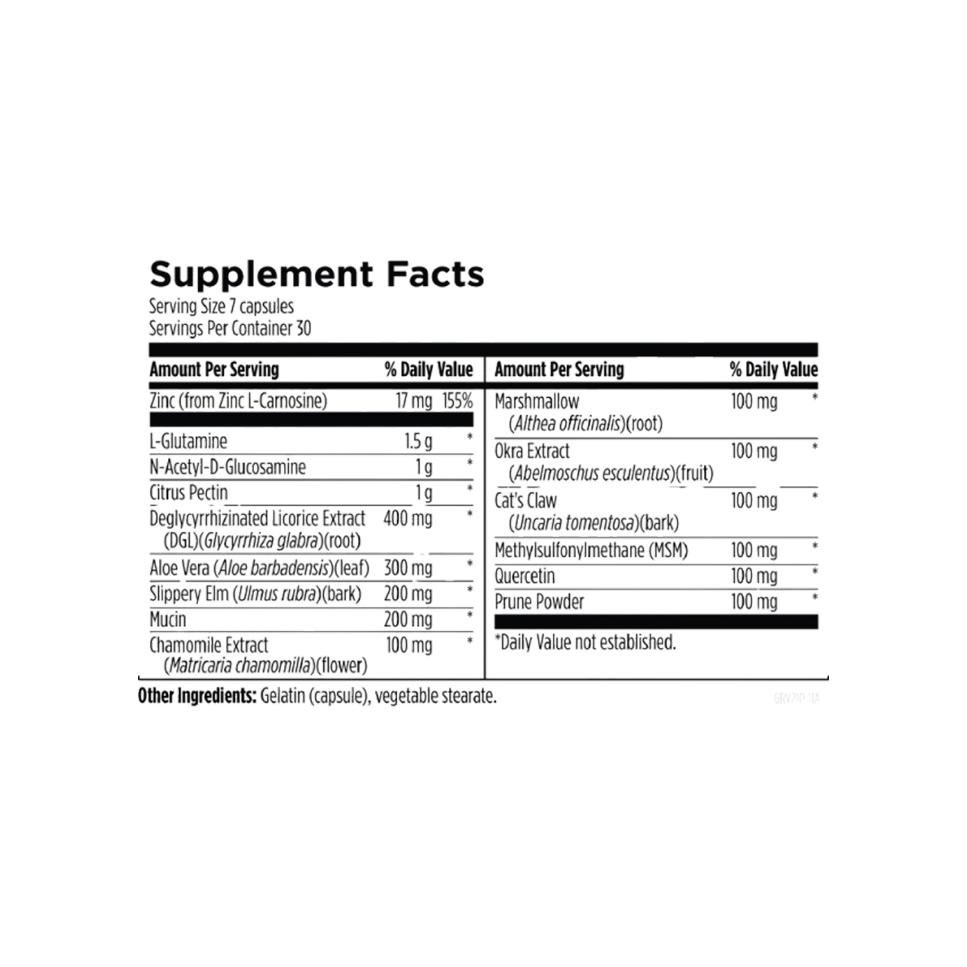 Designs for Health GI Revive 210 Capsules – GI Permeability Support