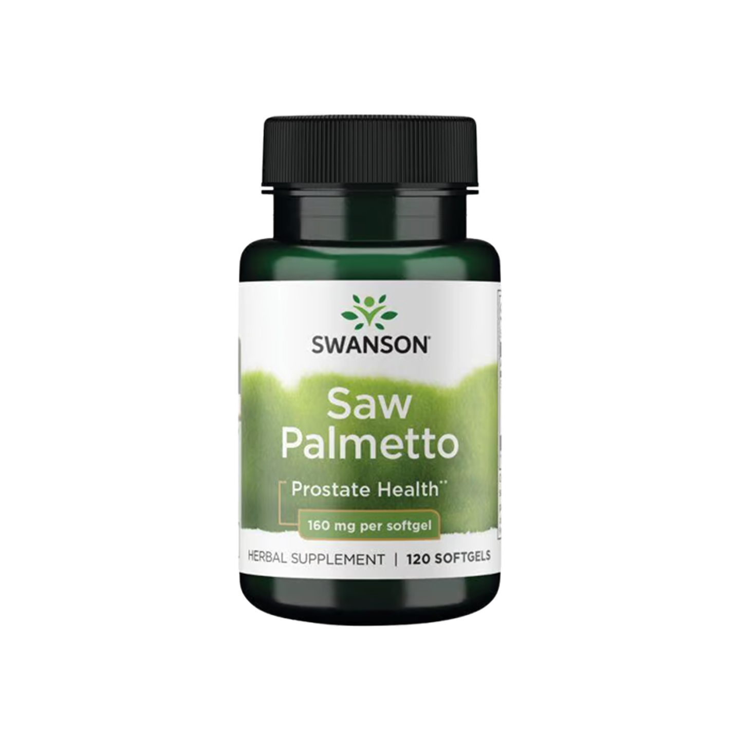 Swanson Superior Herbs Saw Palmetto 160 mg 120 cápsulas blandas