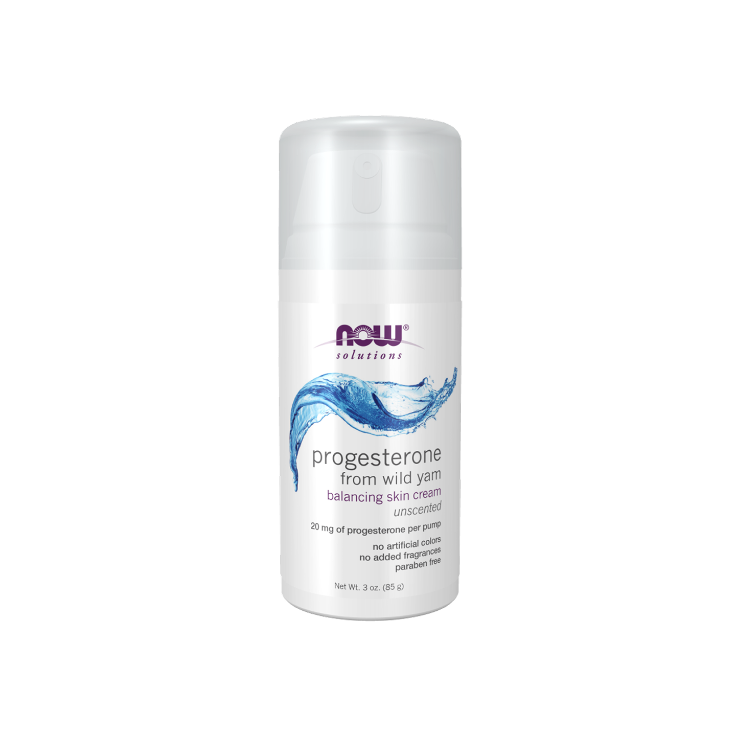 NOW Foods Crema Equilibrante de Progesterona de Ñame Silvestre, 3 oz