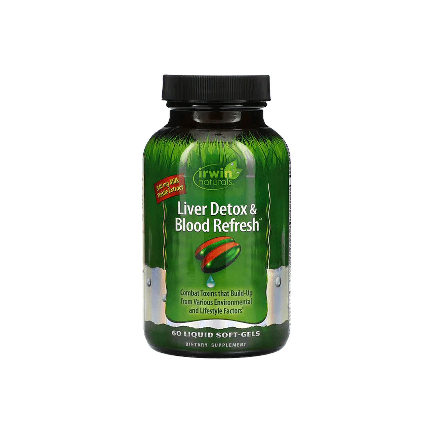 Irwin Naturals Detox de Hígado y Refresco de Sangre, 60 cápsulas blandas