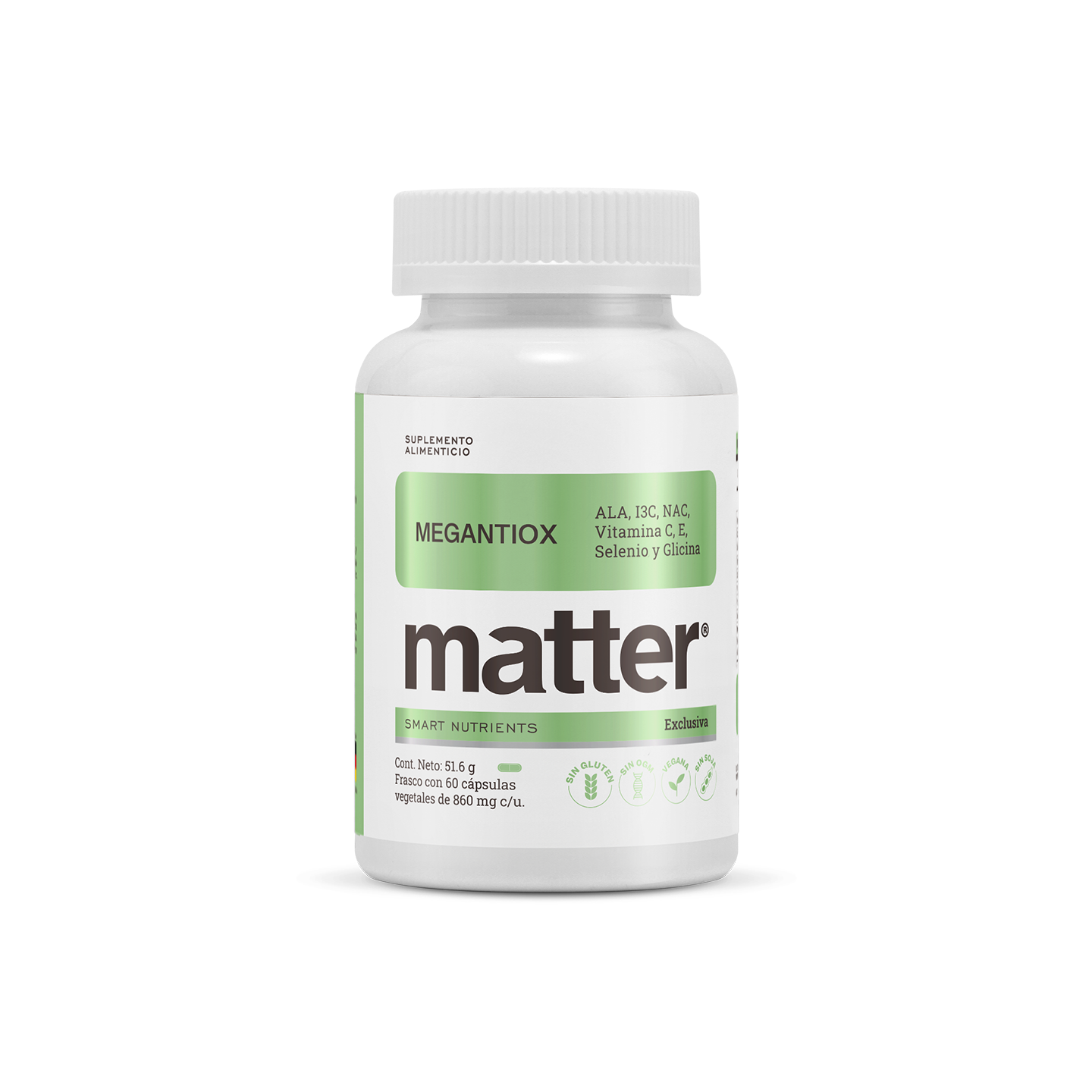 MegAntiox | Antioxidantes ALA, NAC, Indol 3 Carbinol, Vitaminas C & E