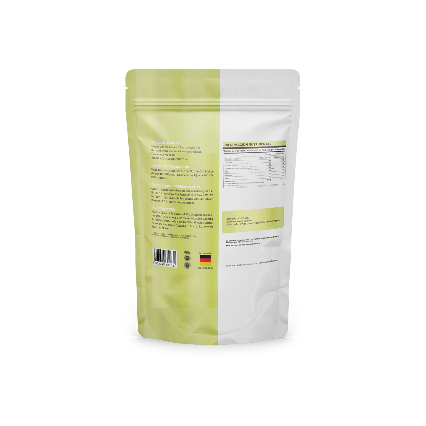 Matter Calostro L-Glutamina, 330 gramos