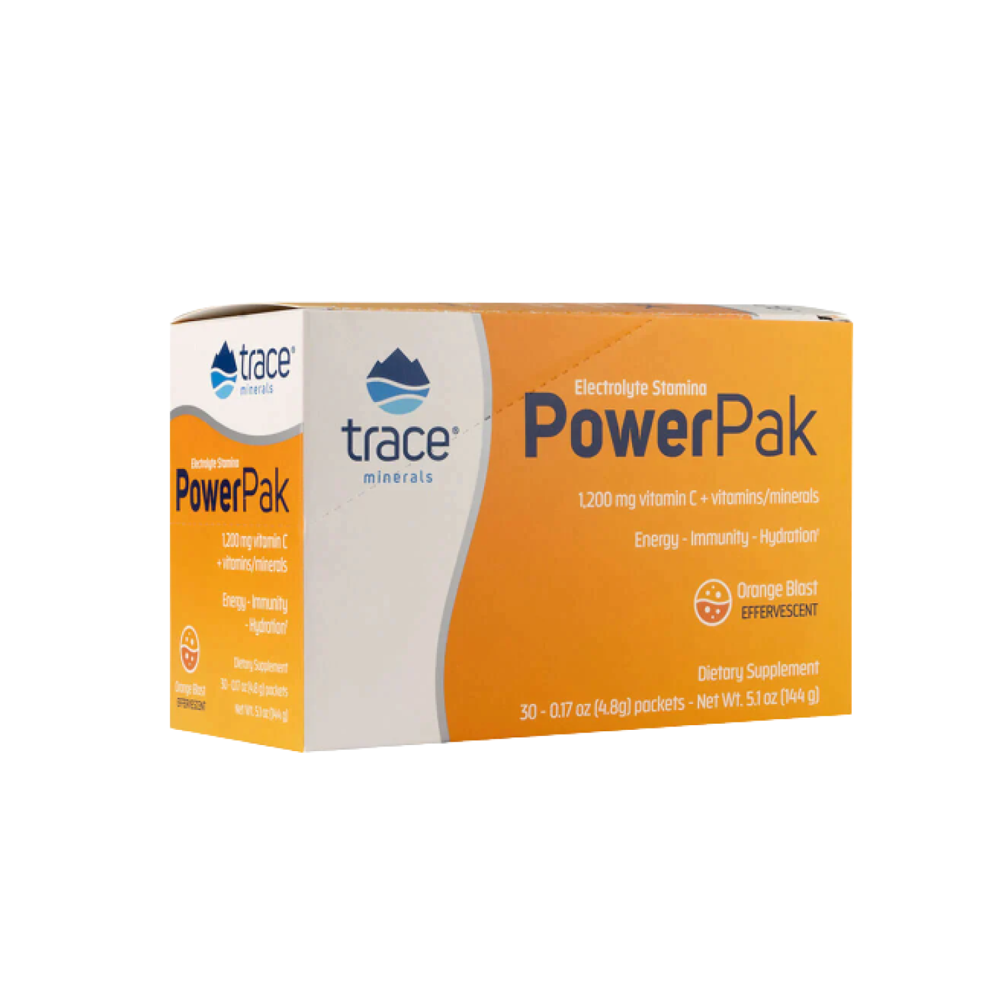 Electrolyte Stamina Power Pak Orange Blast ( VITAMINA C 1200MG)  - Trace Minerals