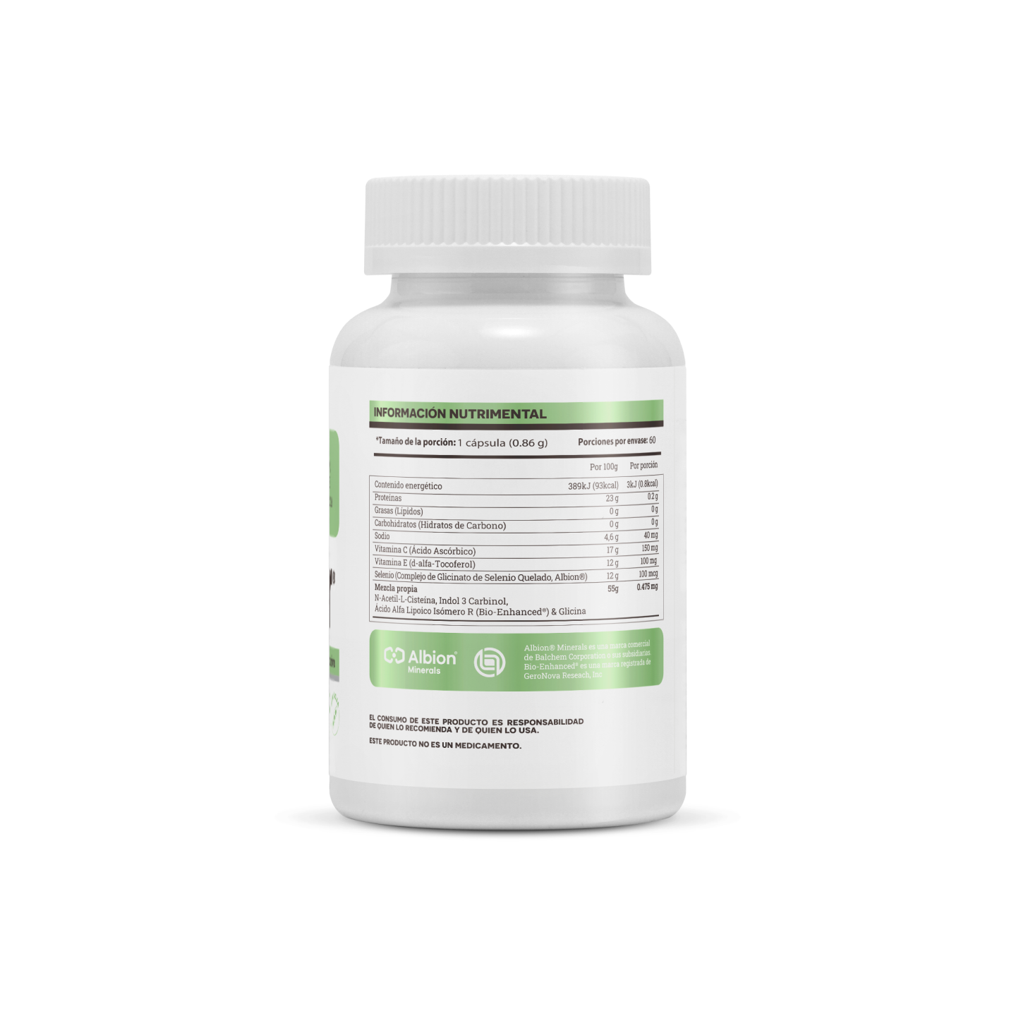 MegAntiox | Antioxidantes ALA, NAC, Indol 3 Carbinol, Vitaminas C & E