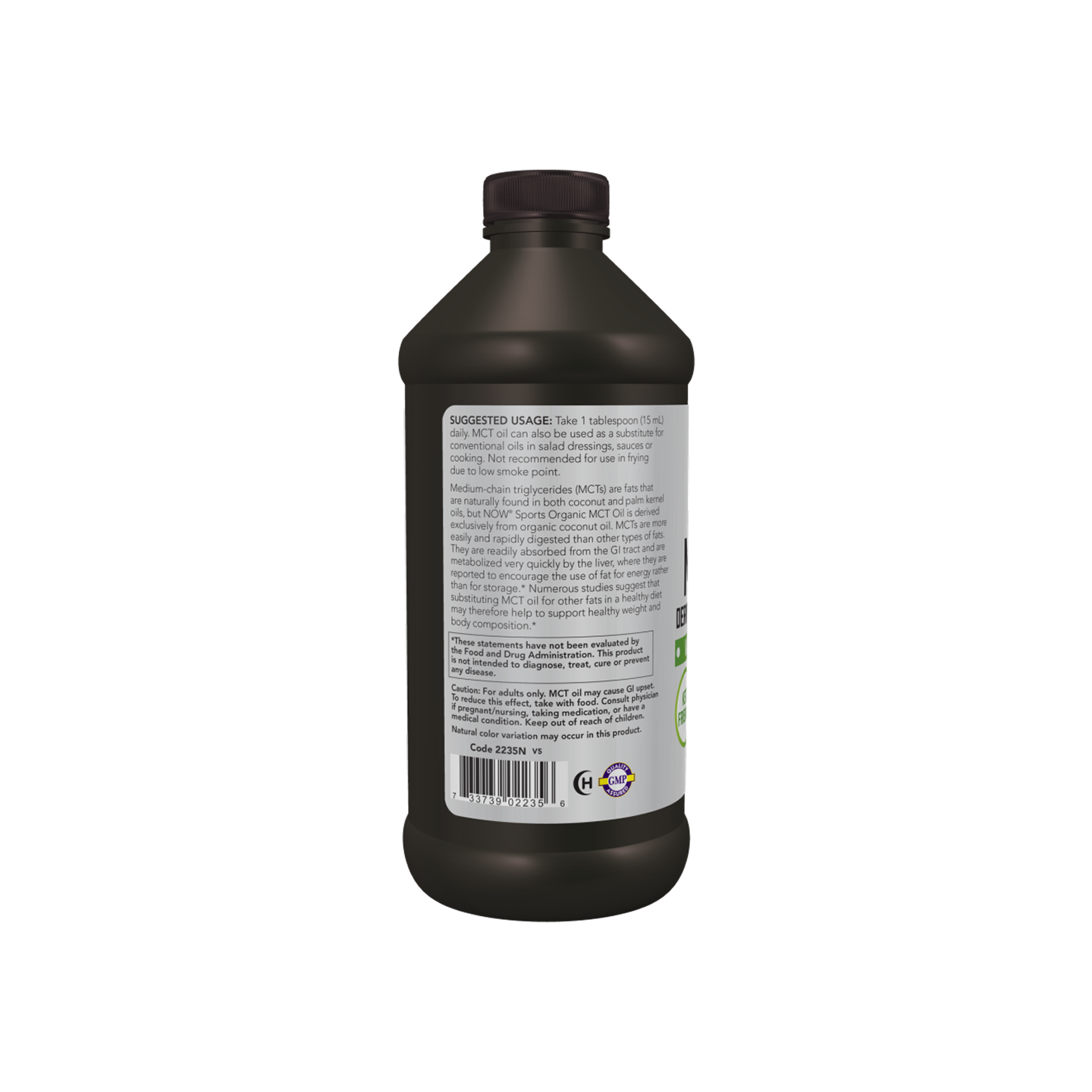 NOW Foods MCT Oil Organic – 473 ml