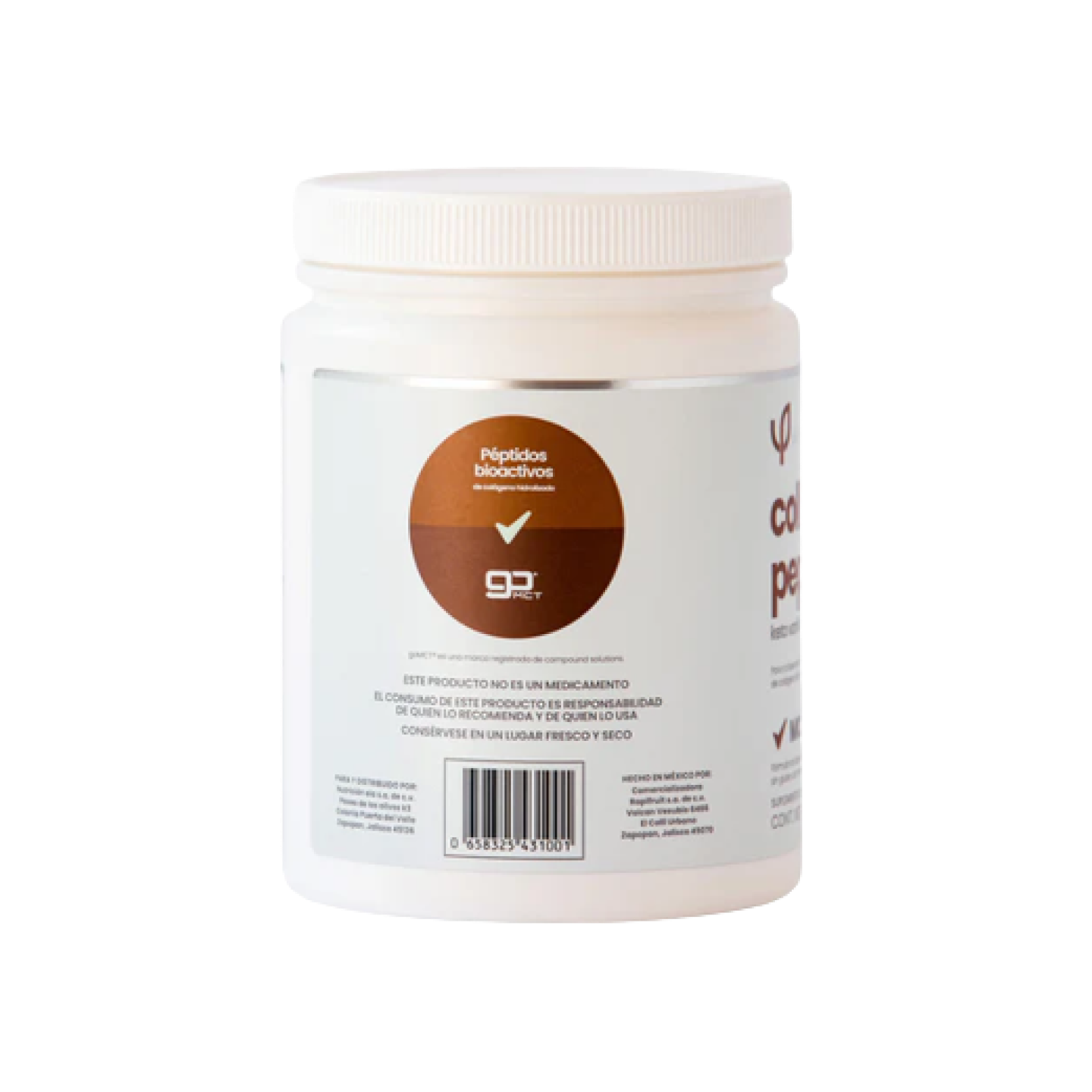 Ela Nutrition Péptidos de Colágeno Keto Vainilla Crema, 510 gr