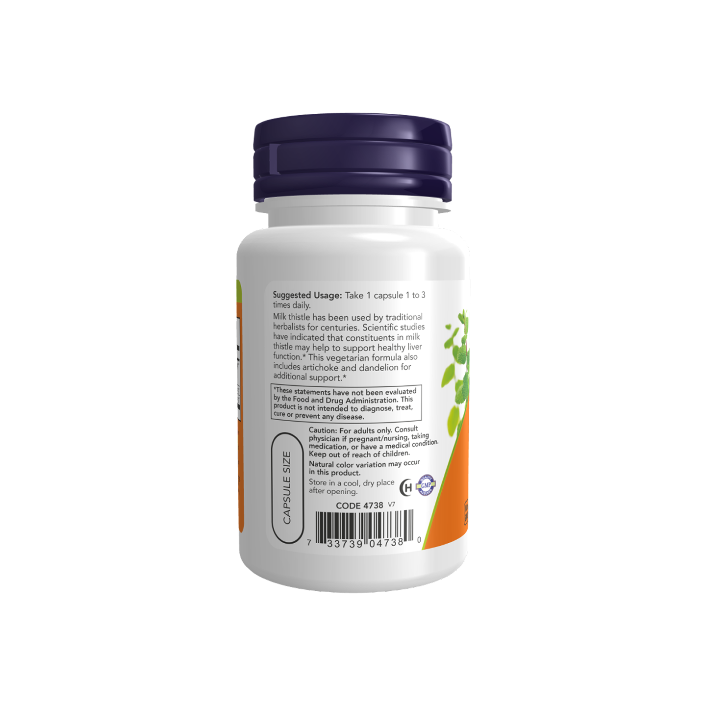 NOW Foods Cardo Mariano Extracto Doble Fuerza 300 mg Cápsulas Vegetales 50