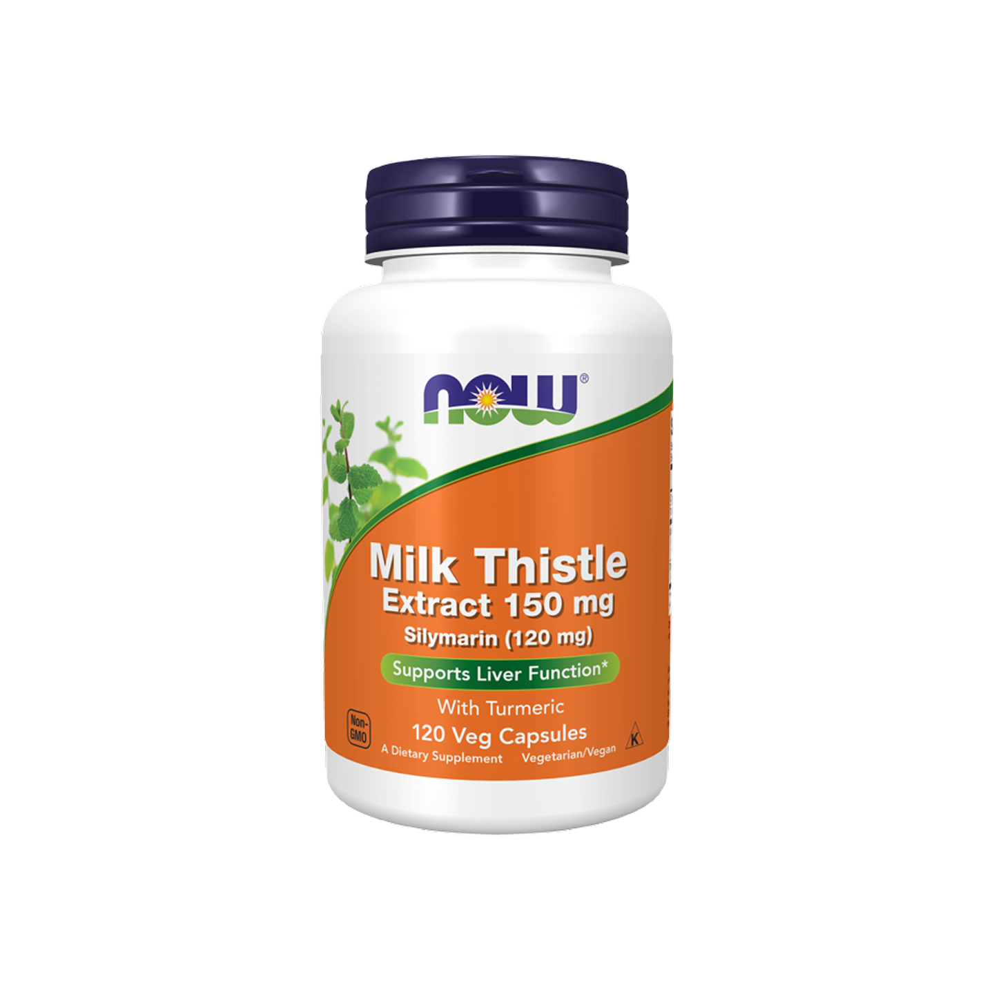 NOW Foods Extracto de Cardo Mariano 150 mg (Silymarina 120 mg) 120 cápsulas vegetales