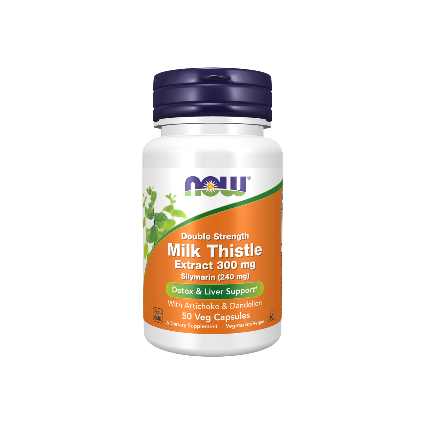 NOW Foods Cardo Mariano Extracto Doble Fuerza 300 mg Cápsulas Vegetales 50