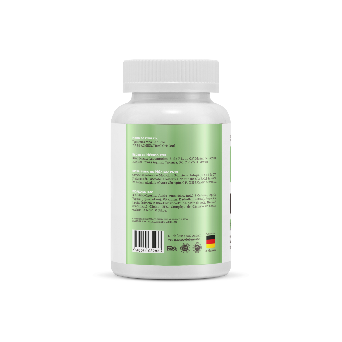 MegAntiox | Antioxidantes ALA, NAC, Indol 3 Carbinol, Vitaminas C & E