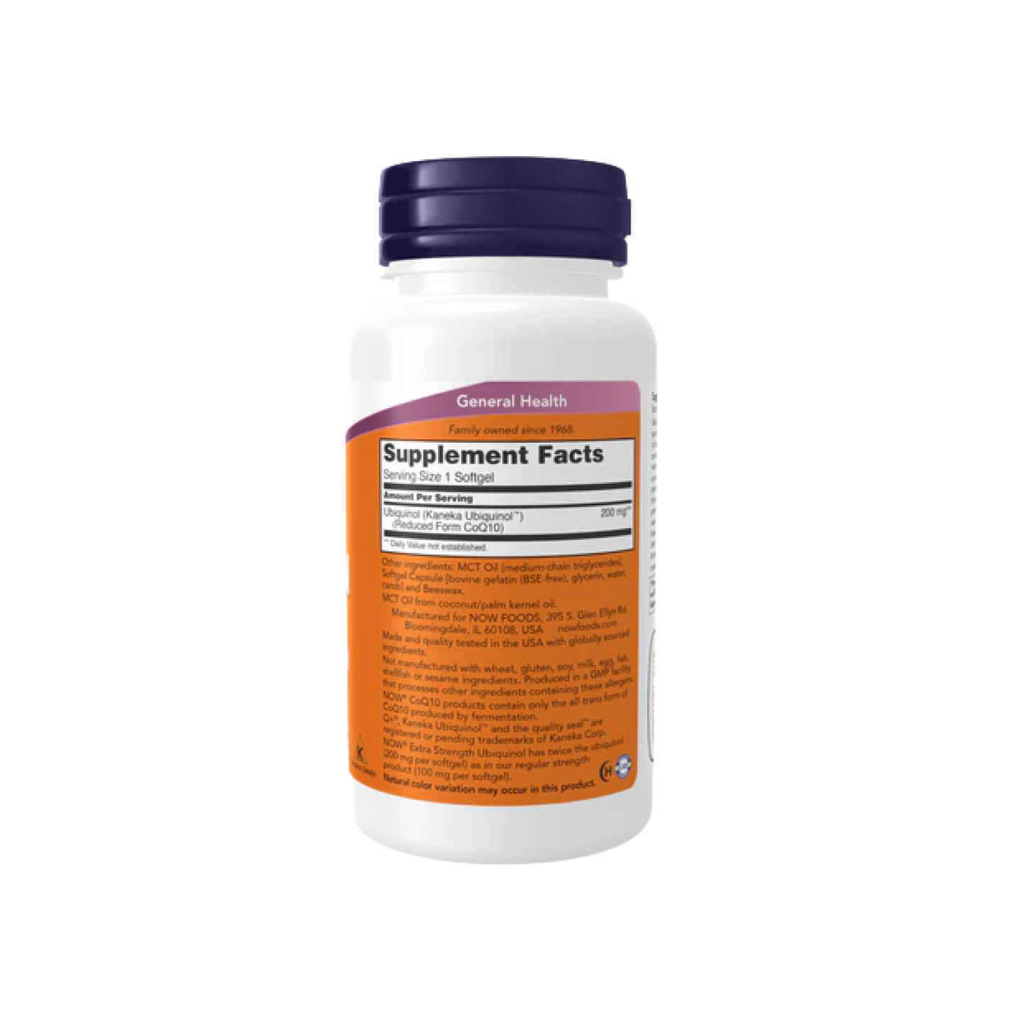 Ubiquinol, extra potente de 200 mg