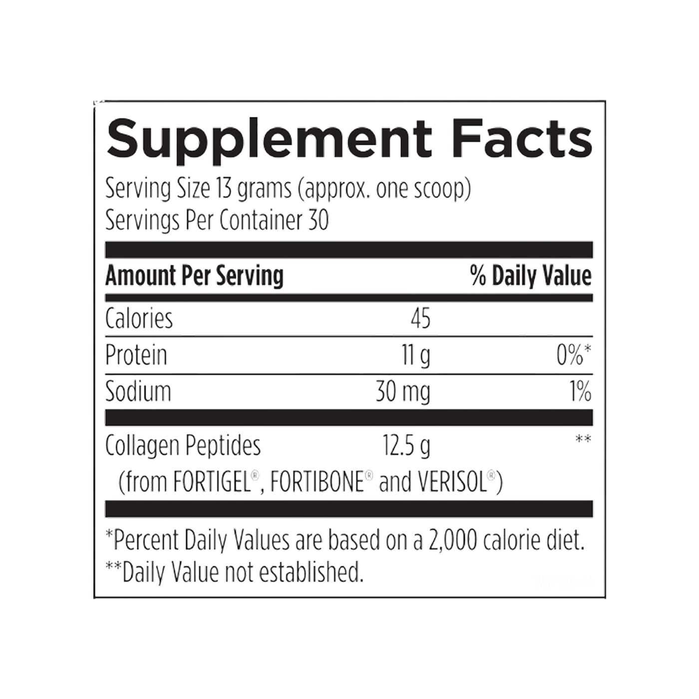 Designs for Health Whole Body Collagen 390 g, sin sabor