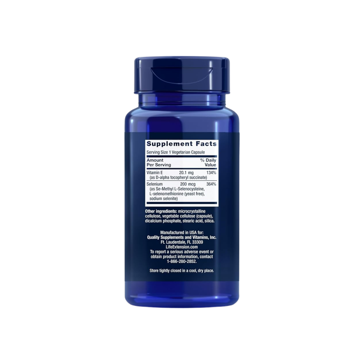 Súper Complejo de Selenio 200 mcg y Vitamina E