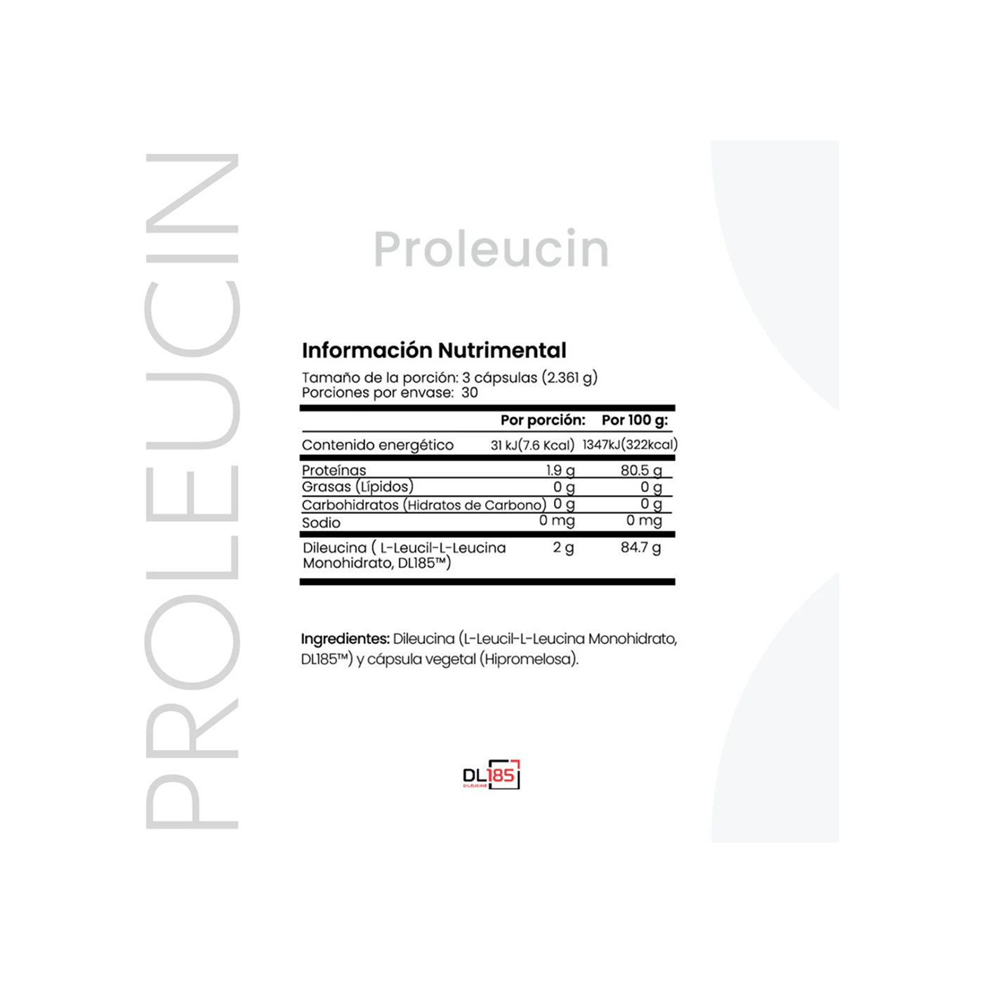 CellX Proleucin 2000 mg, 90 cápsulas