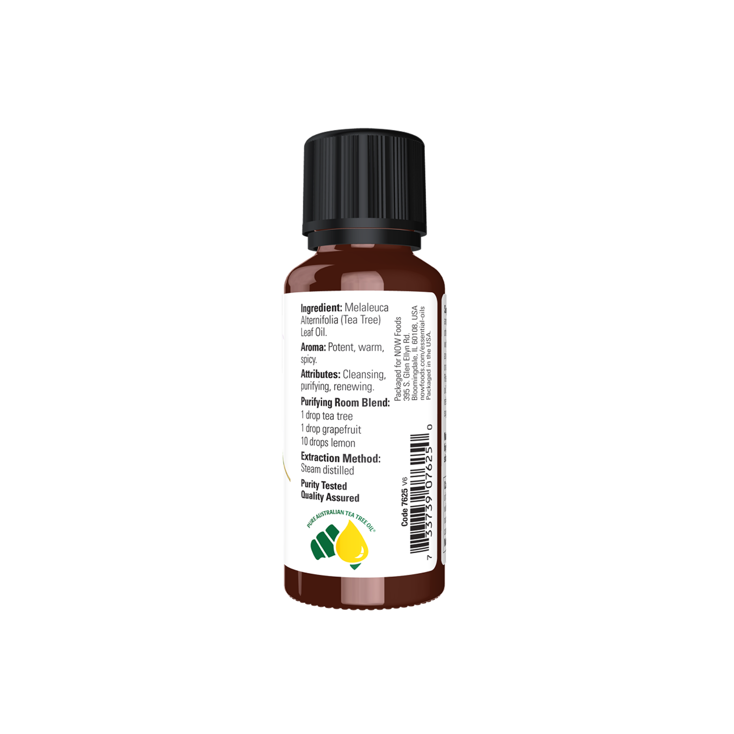 NOW Foods Aceite de Árbol de Té 1 fl oz (30 ml)