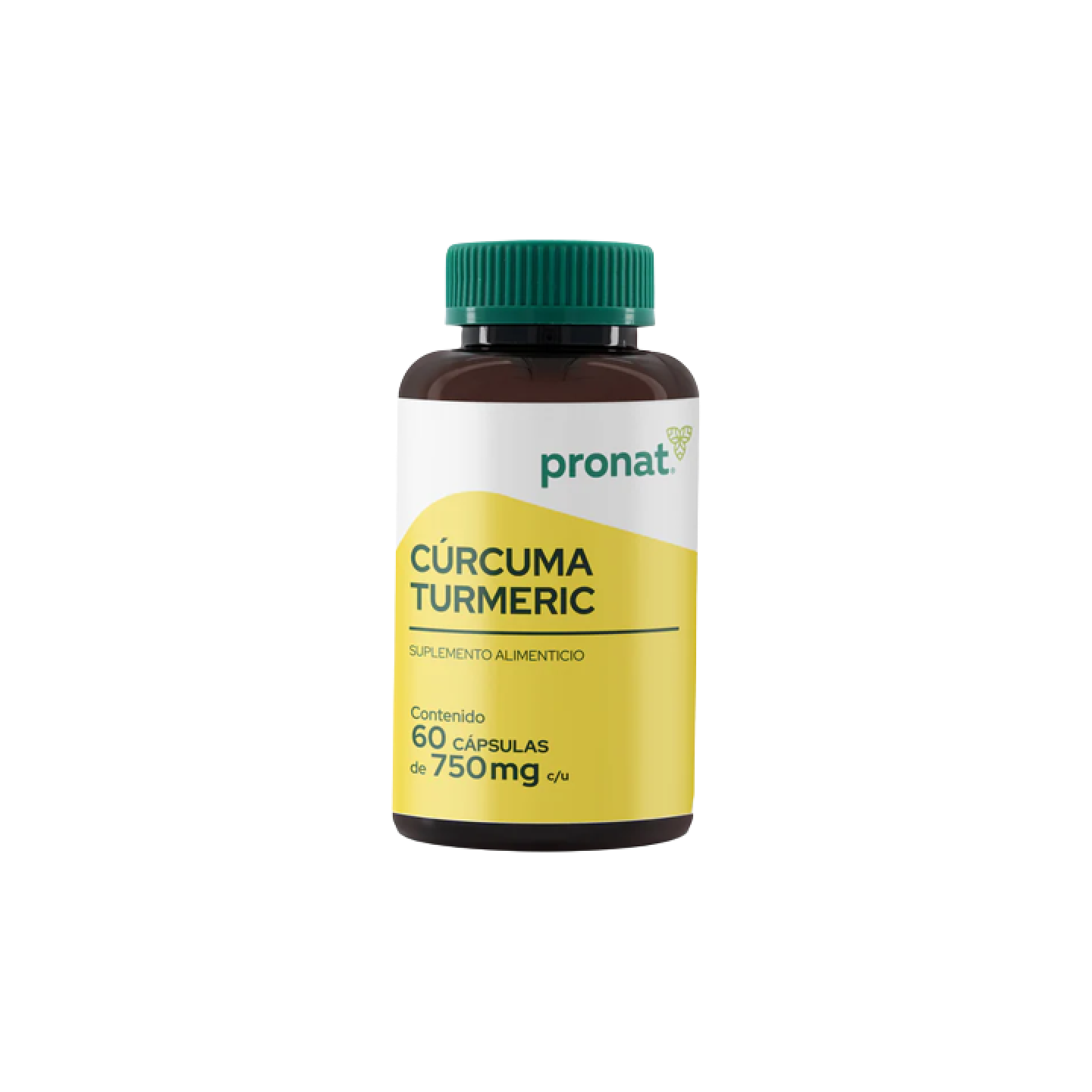 Cúrcuma Turmeric 60 caps - Pronat