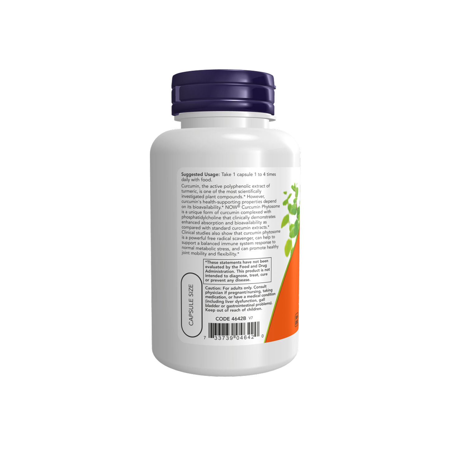 NOW Turmeric Curcumin Phytosome, 500 mg, 60 cápsulas vegetales