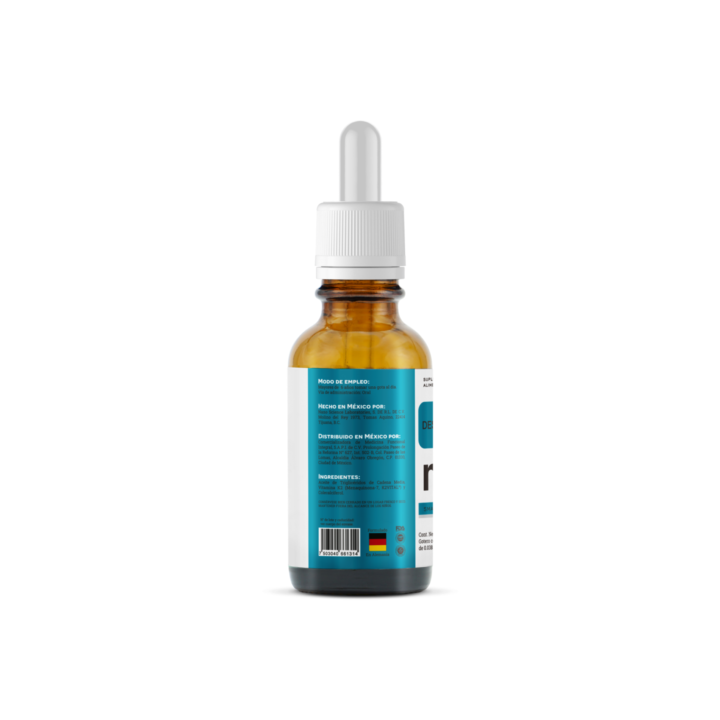 Desol-K | Vitamina D3 y Vitamina K2 (MK-7)