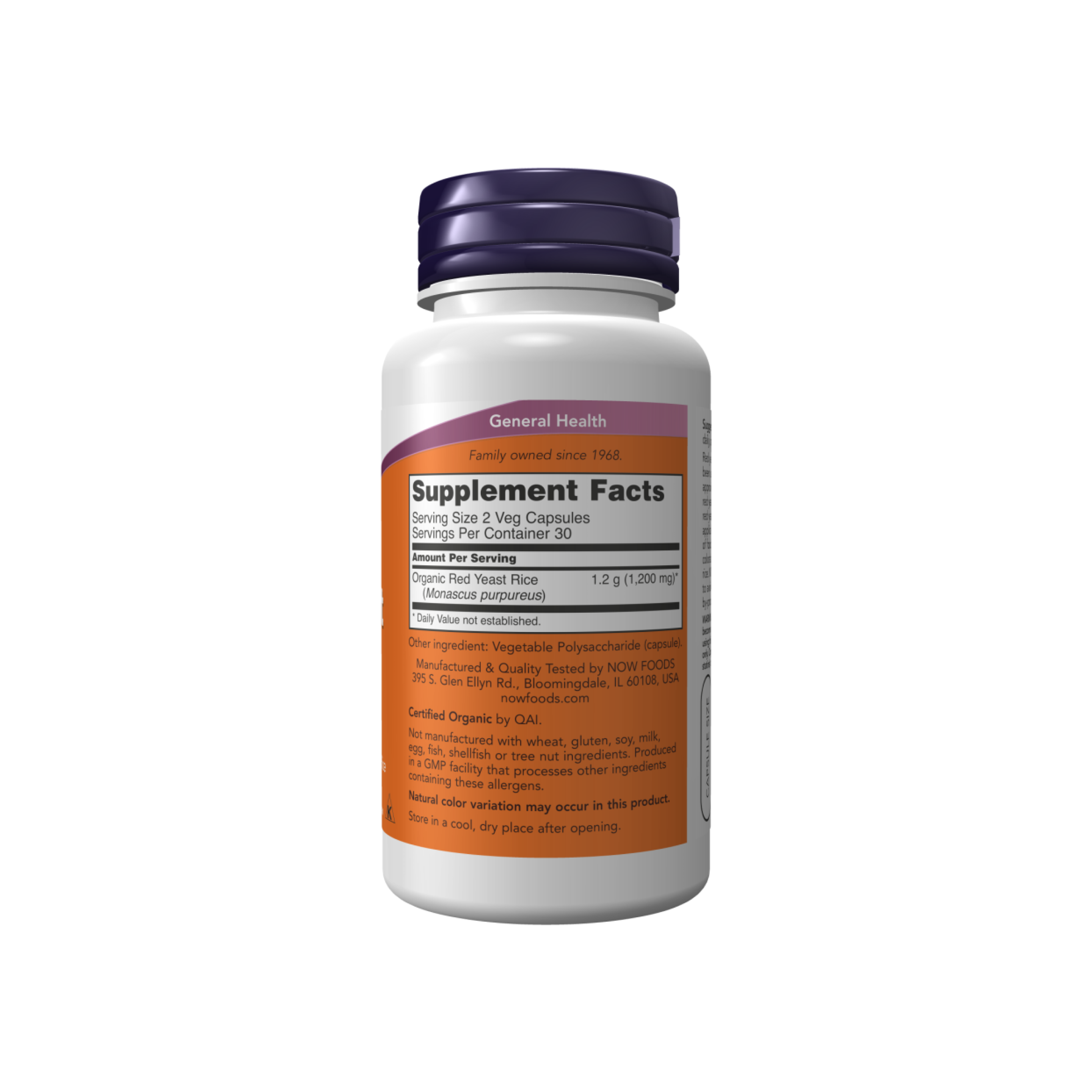 Arroz de Levadura Roja 600 Mg