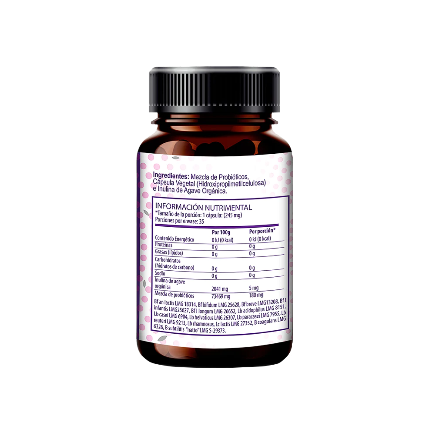 Bioflora Suplementos Caps for Kids-Probióticos + Prebióticos, 35 cápsulas