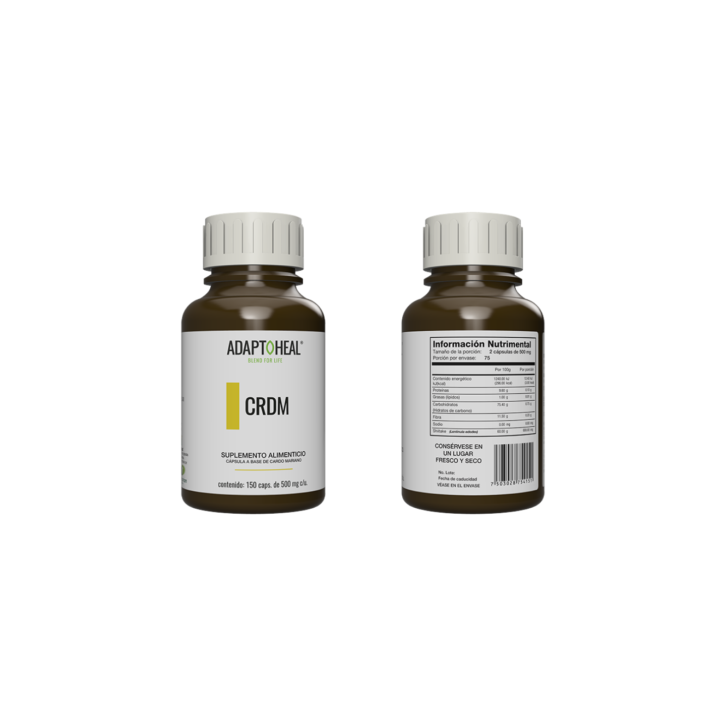 Adaptoheal Cardo Mariano 500 mg, 150 cápsulas