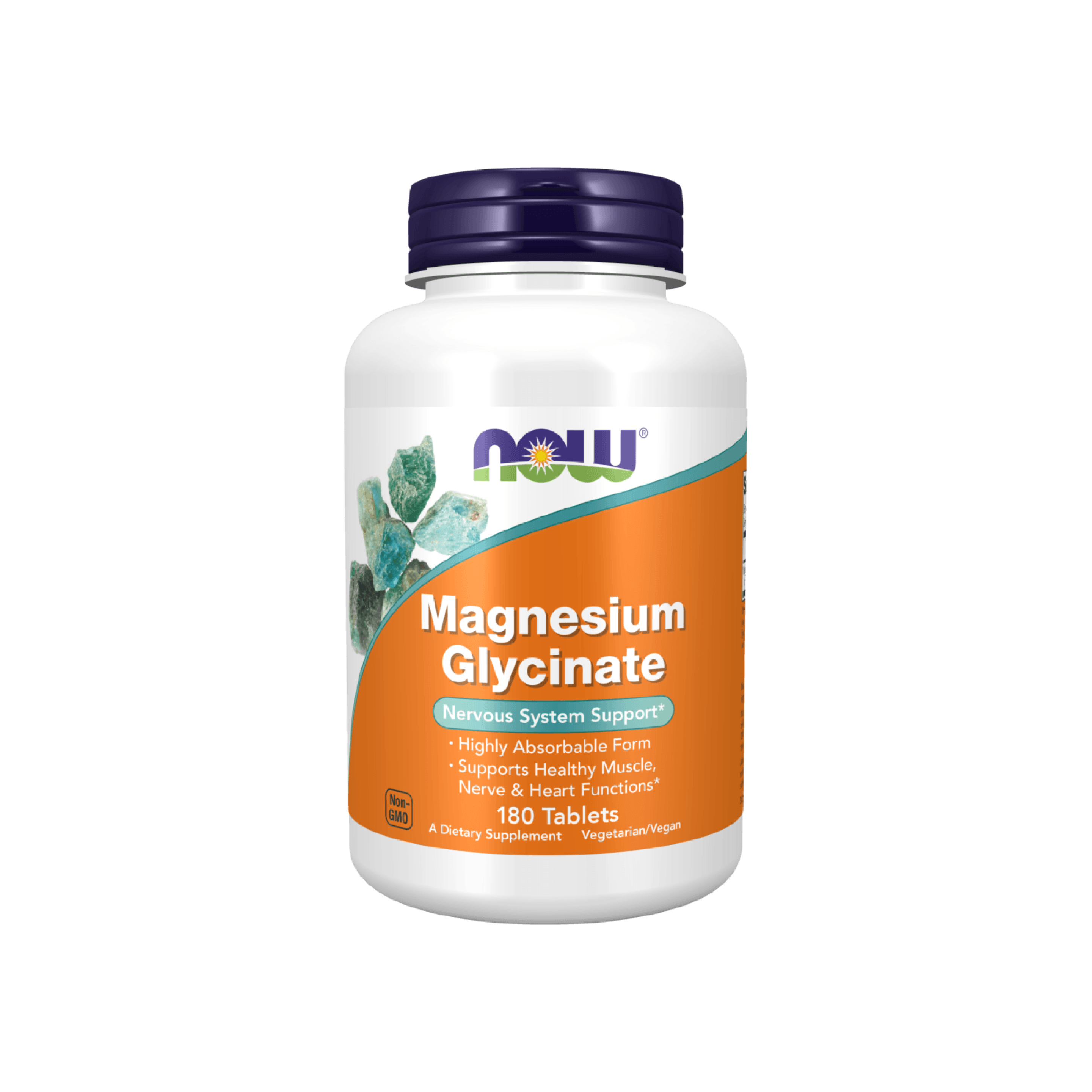 Now Foods Glicinato de Magnesio, 180 cápsulas