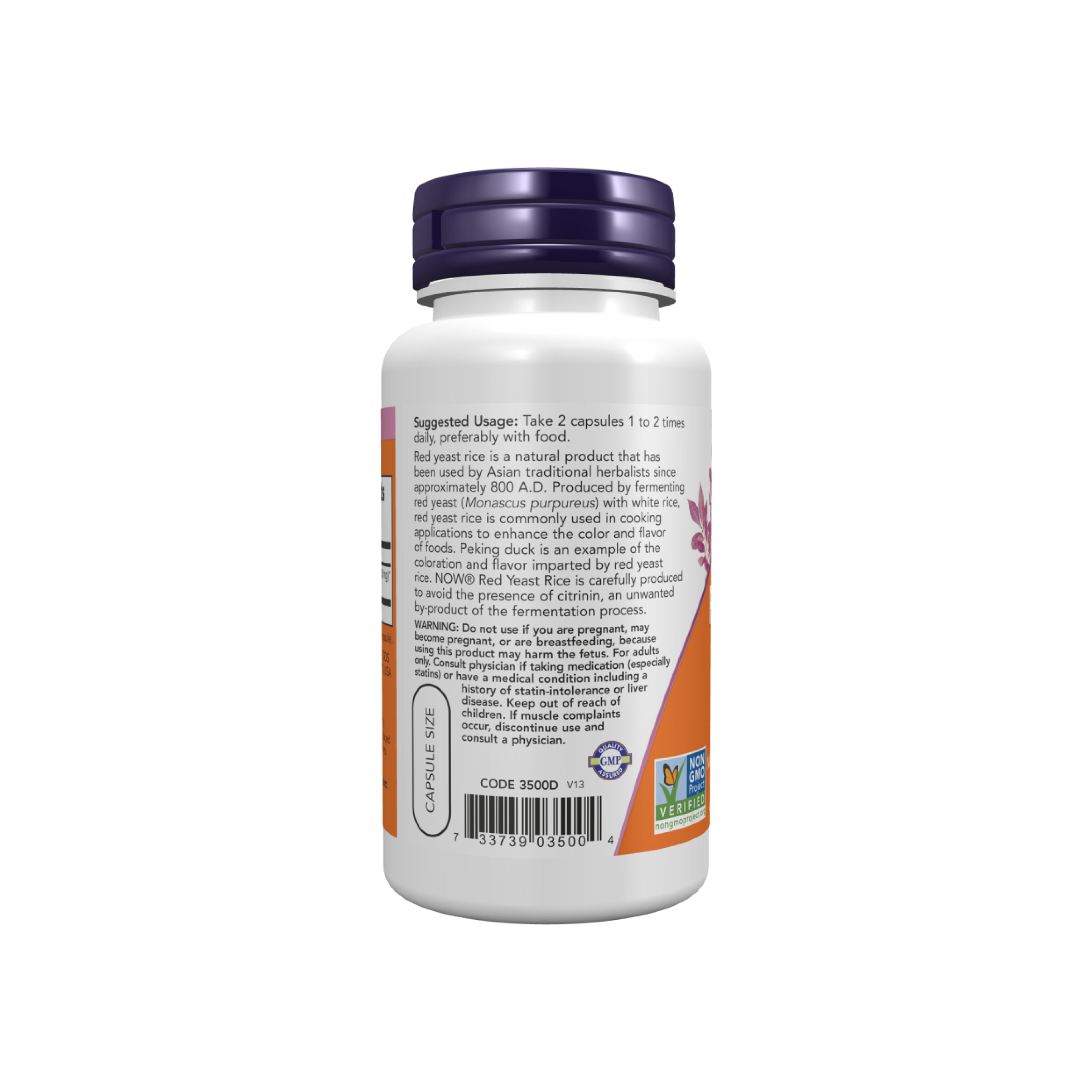 Arroz de Levadura Roja 600 Mg