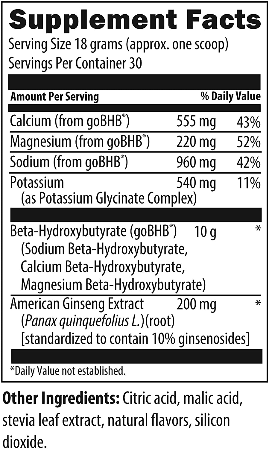 Keto Nootropic Designs for Health (270 gr)