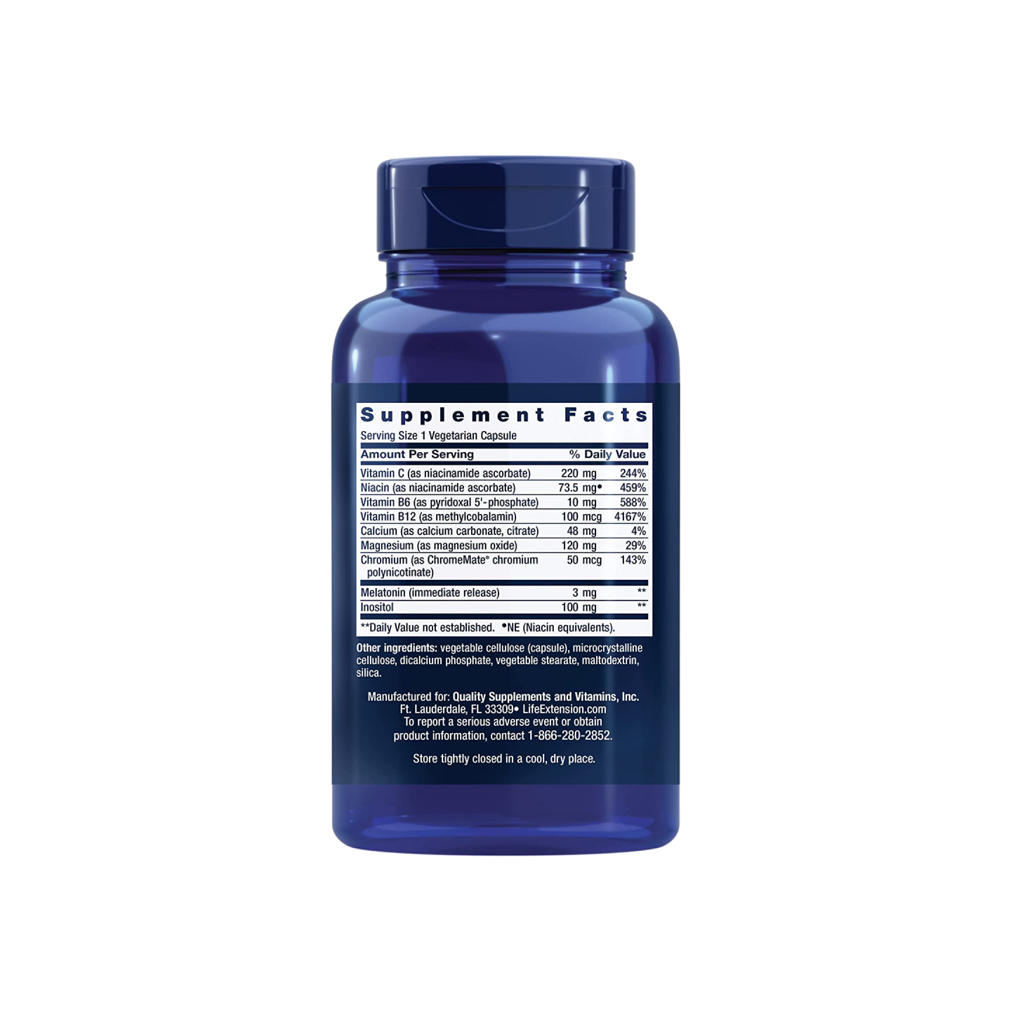 Melatonina 3 mg Sueño Tranquilo